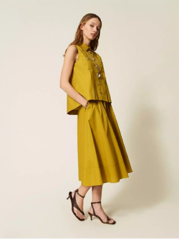 Спідниця Міді / Альпійський зелений