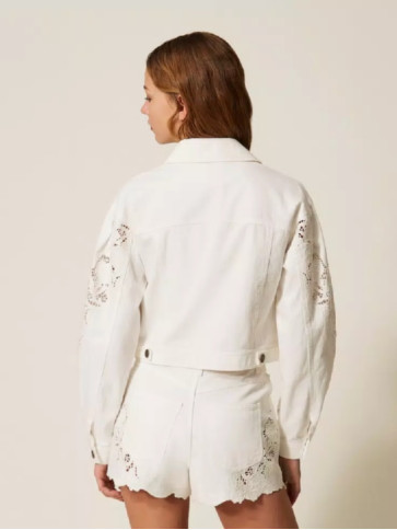 Шорти з вишивкою / Білосніжний