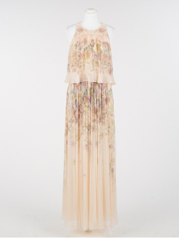 Довга сукня / Квіти пастельний кольорів