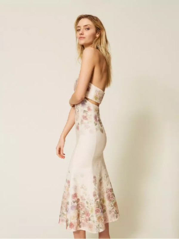 Сукня / Квіти пастельний кольорів 261TT2570