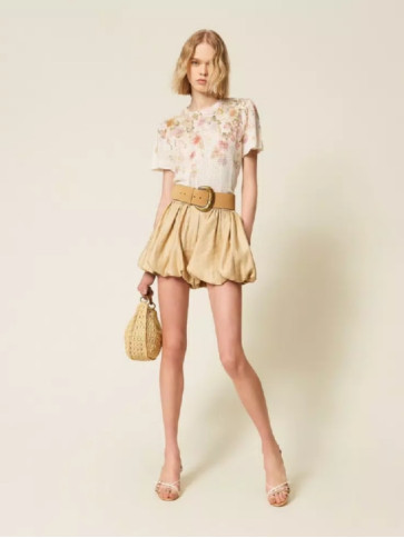 Блуза / Квіти пастельний кольорів