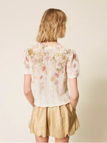 Блуза / Квіти пастельний кольорів