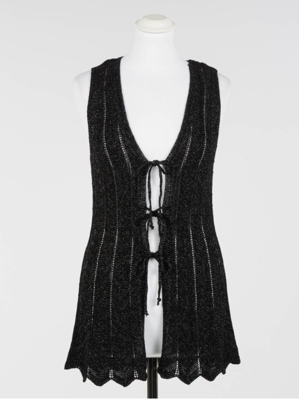 Жилет / Чорний люрекс 261TT3321