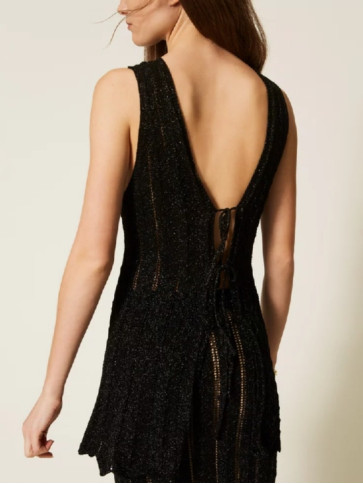 Жилет / Чорний люрекс