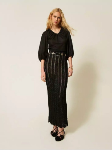 Спідниця / Чорний люрекс